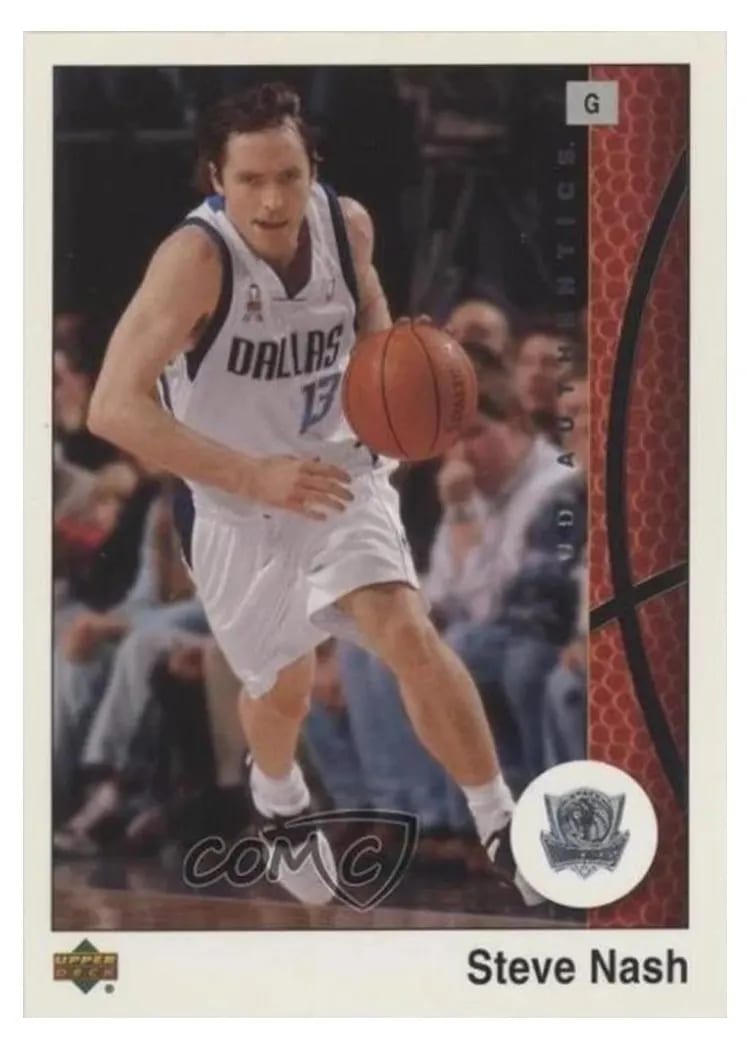 2002 Upper Deck Authentics Steve Nash #15 card