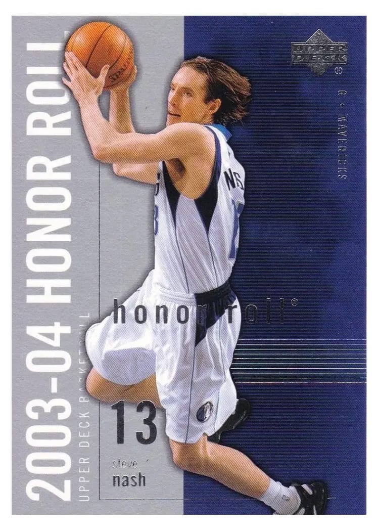 2003 Upper Deck Honor Roll Steve Nash #15 card