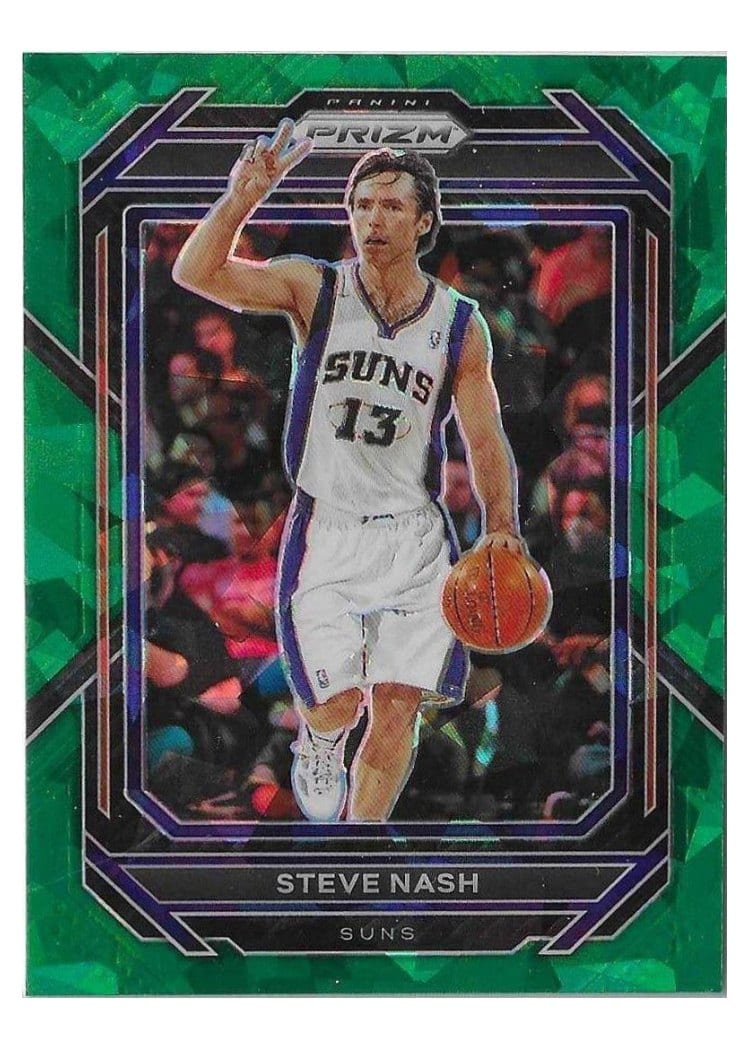 2022-23 Panini Prizm Base Set Steve Nash Green Ice Prizm #289 card