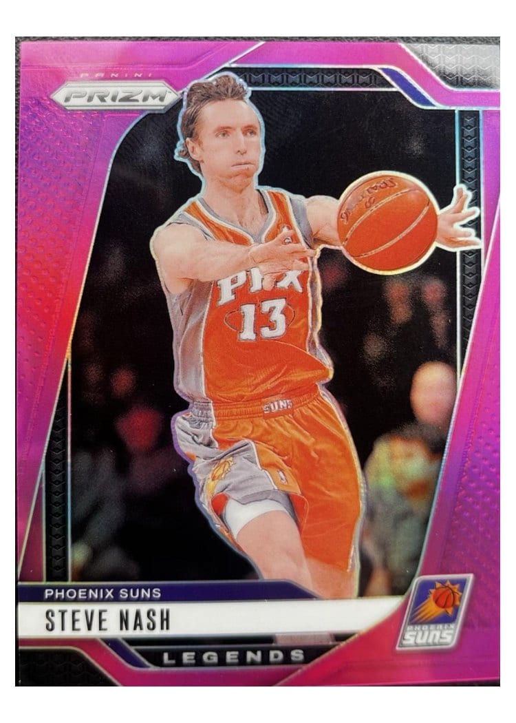 2024-25 Panini Prizm Base Set Steve Nash Pink #298 card