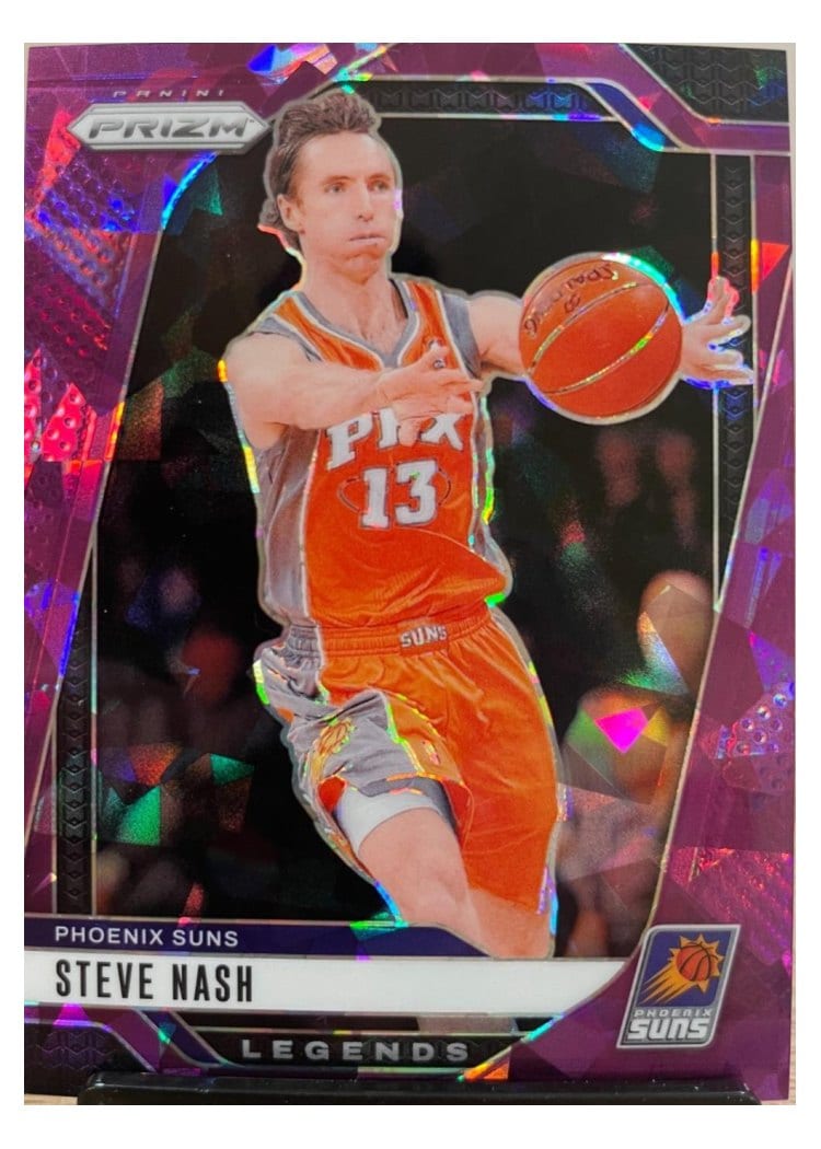 2024-25 Panini Prizm Base Set Steve Nash Purple Ice #298 card