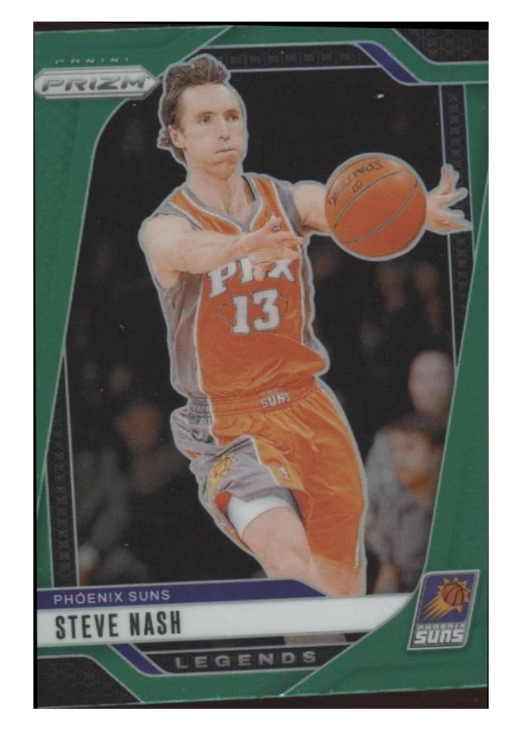 2024-25 Panini Prizm Base Set Steve Nash Green #298 card