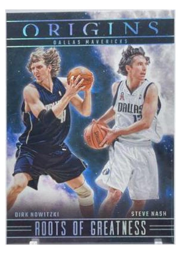2023-24 Panini Origins Roots of Greatness Steve Nash/Dirk Nowitzki #24 card