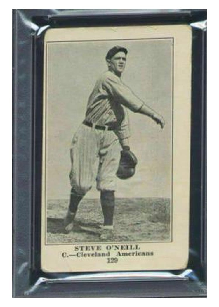 1917 Collins McCarthy Steve O'Neill #129 card
