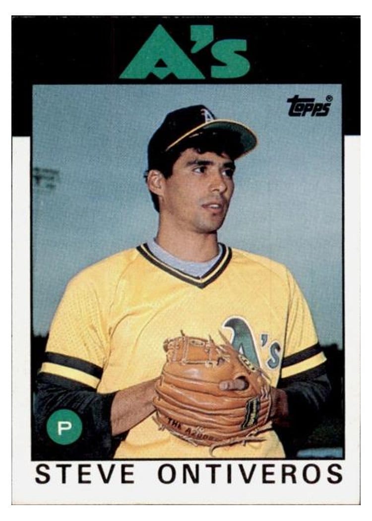 1986 Topps Steve Ontiveros #507 card