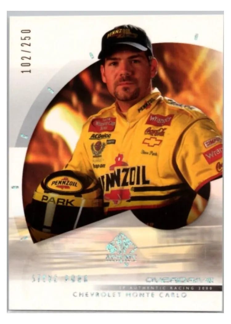 2000 SP Authentic Steve Park #20 card