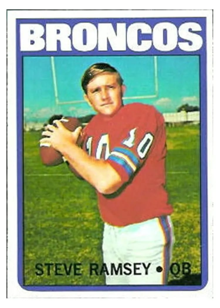 1972 Topps Steve Ramsey #74 card