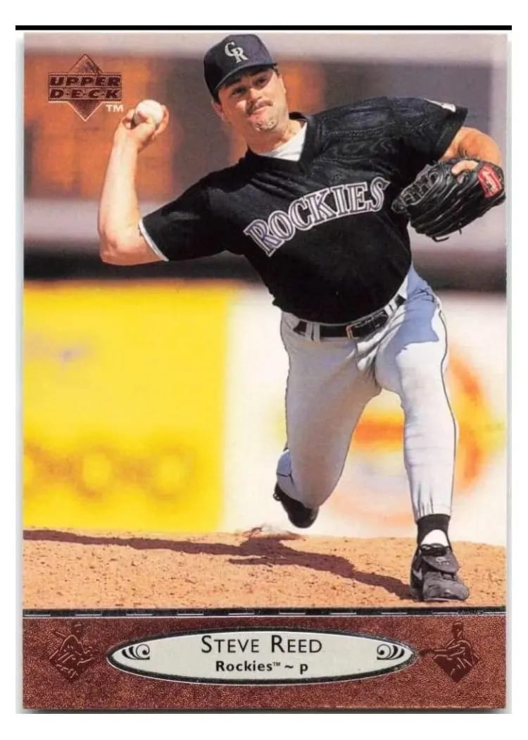 1996 Upper Deck Steve Reed #66 card