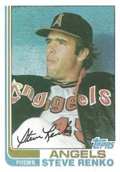 1982 Topps Base Set Steve Renko #702 card