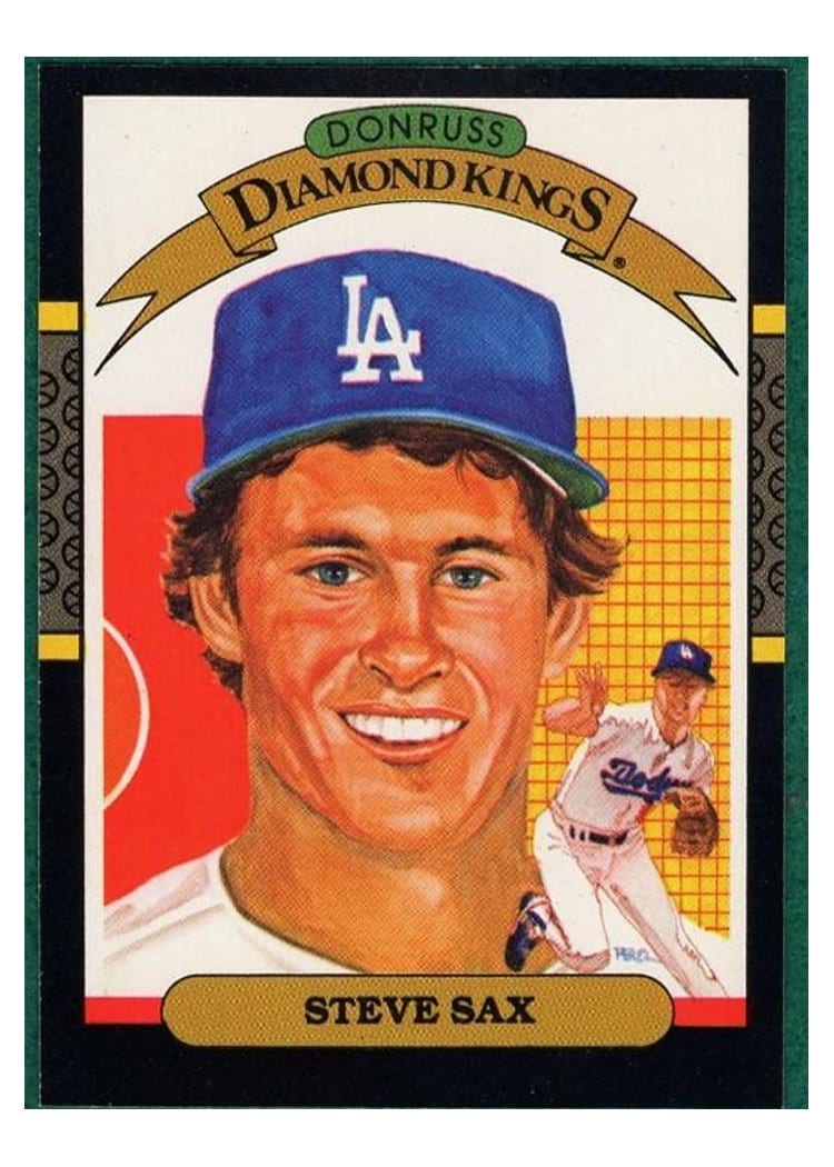1987 Donruss Steve Sax #26 card