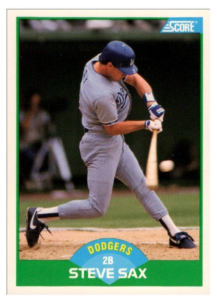 1989 Score Steve Sax #69 card