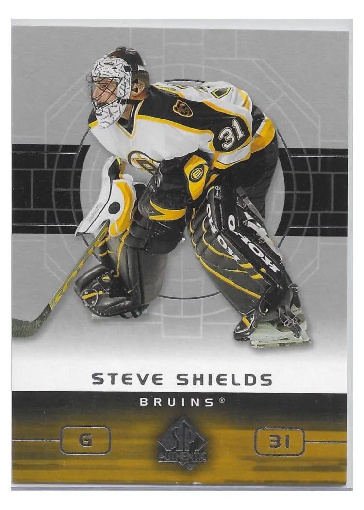 2002 SP Authentic Steve Shields #8 card