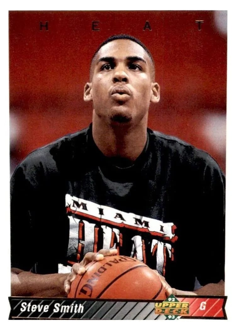 1992 Upper Deck Steve Smith #110 card
