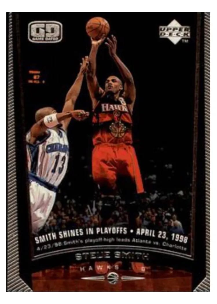 1998 Upper Deck Steve Smith #4 card