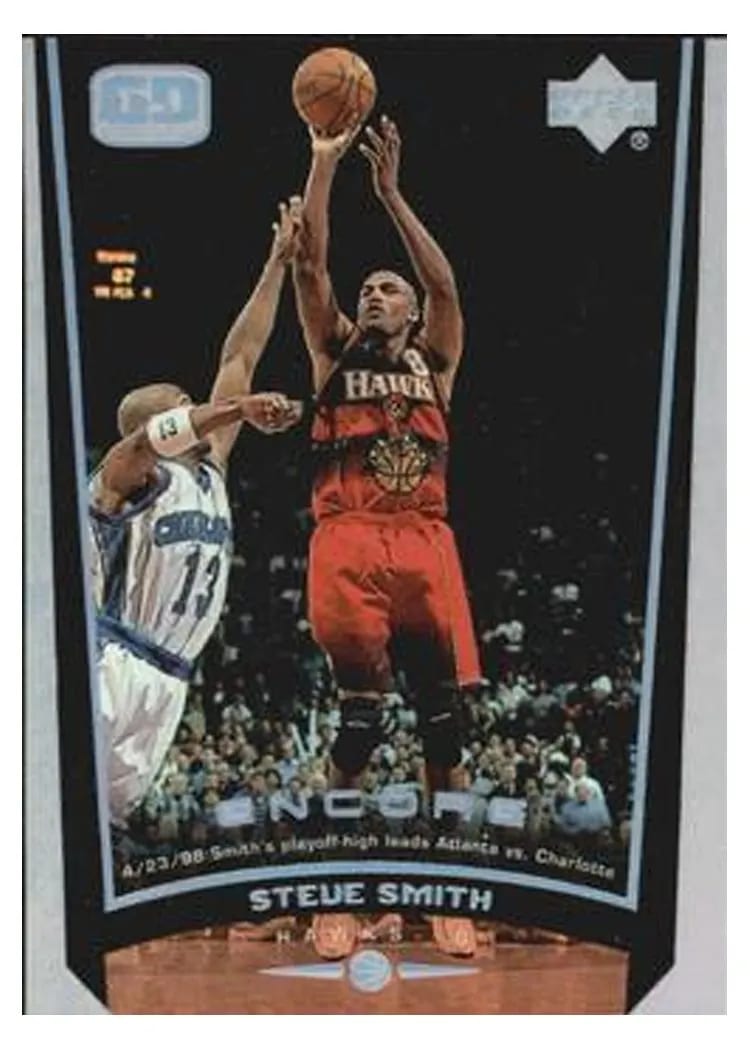 1998 Upper Deck Encore Steve Smith #3 card