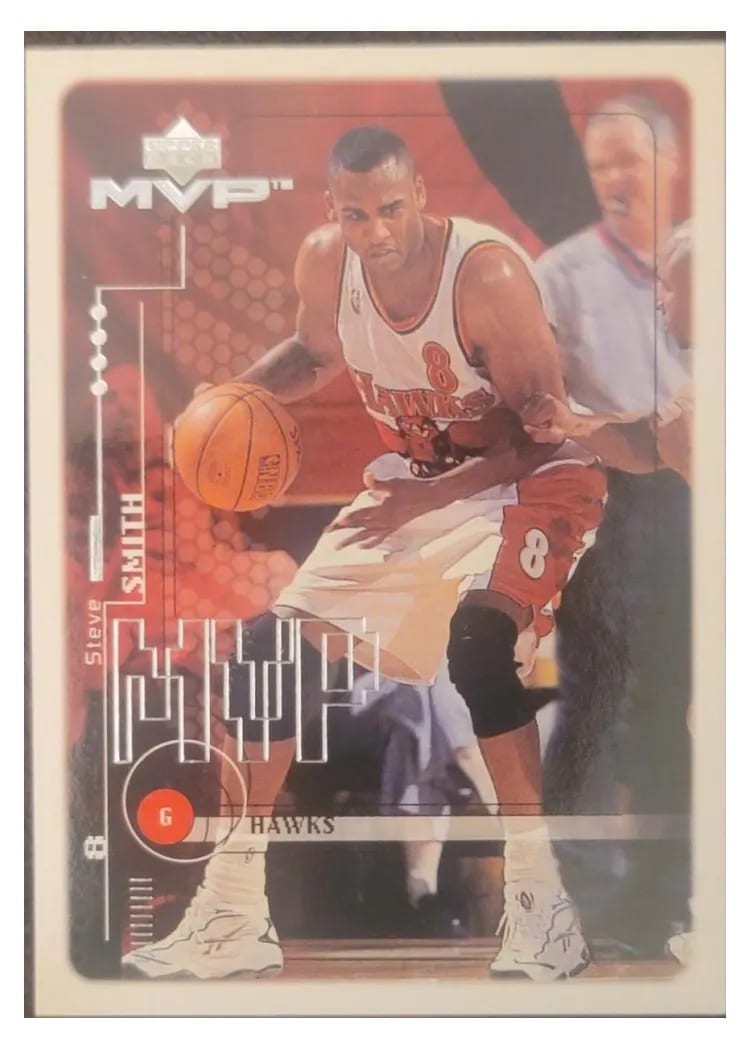 1999 Upper Deck MVP Steve Smith #2 card