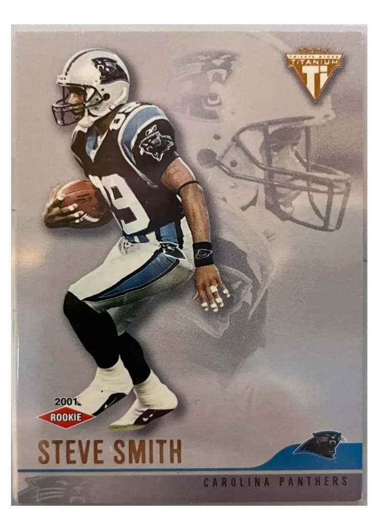 2001 Pacific Titanium Steve Smith #158 card