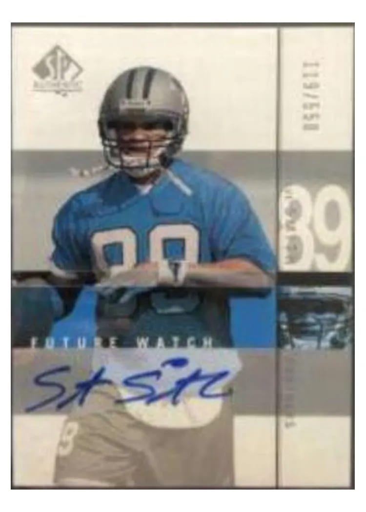 2001 SP Authentic Steve Smith #146 card