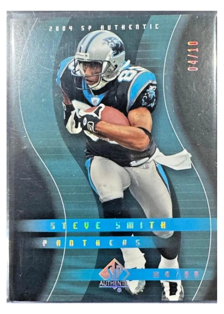 2004 SP Authentic Steve Smith Black #11 card