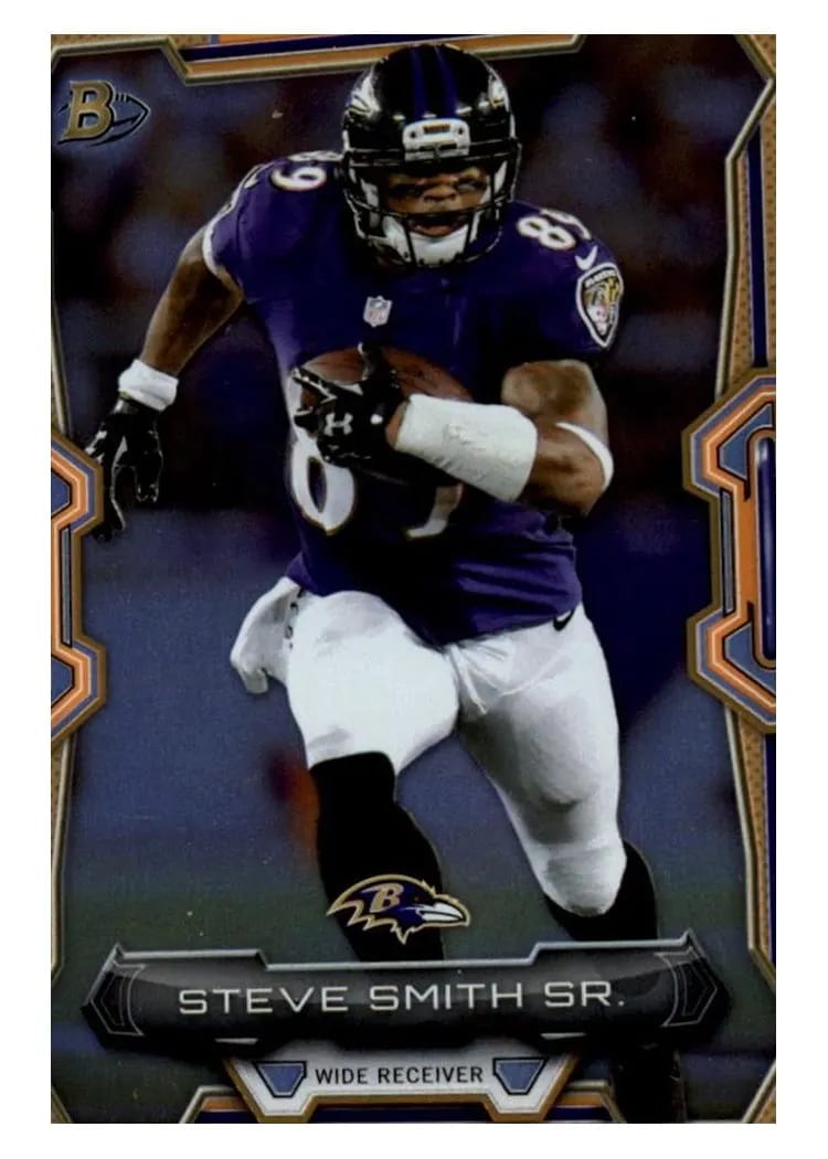 2015 Bowman Steve Smith Sr. #8 card