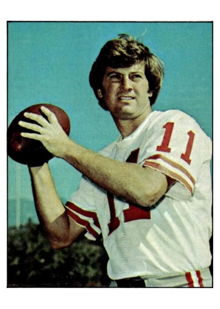1974 Topps Steve Spurrier #215 card