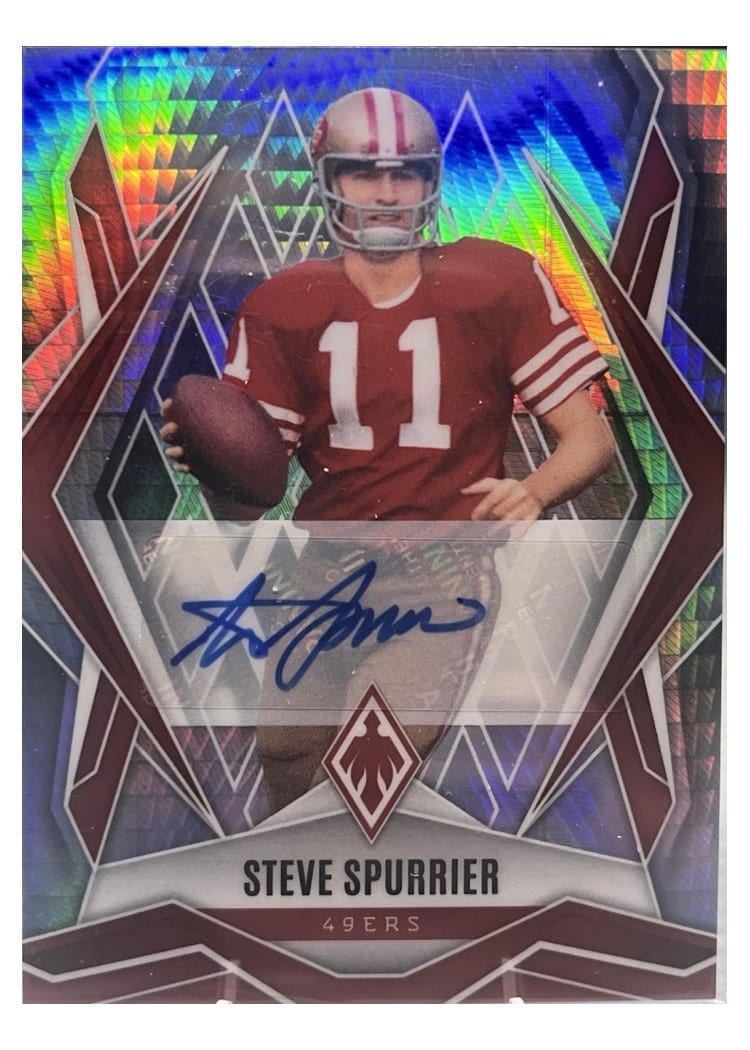 2025 Panini Phoenix Base Set Steve Spurrier Hyper Autograph #74 card