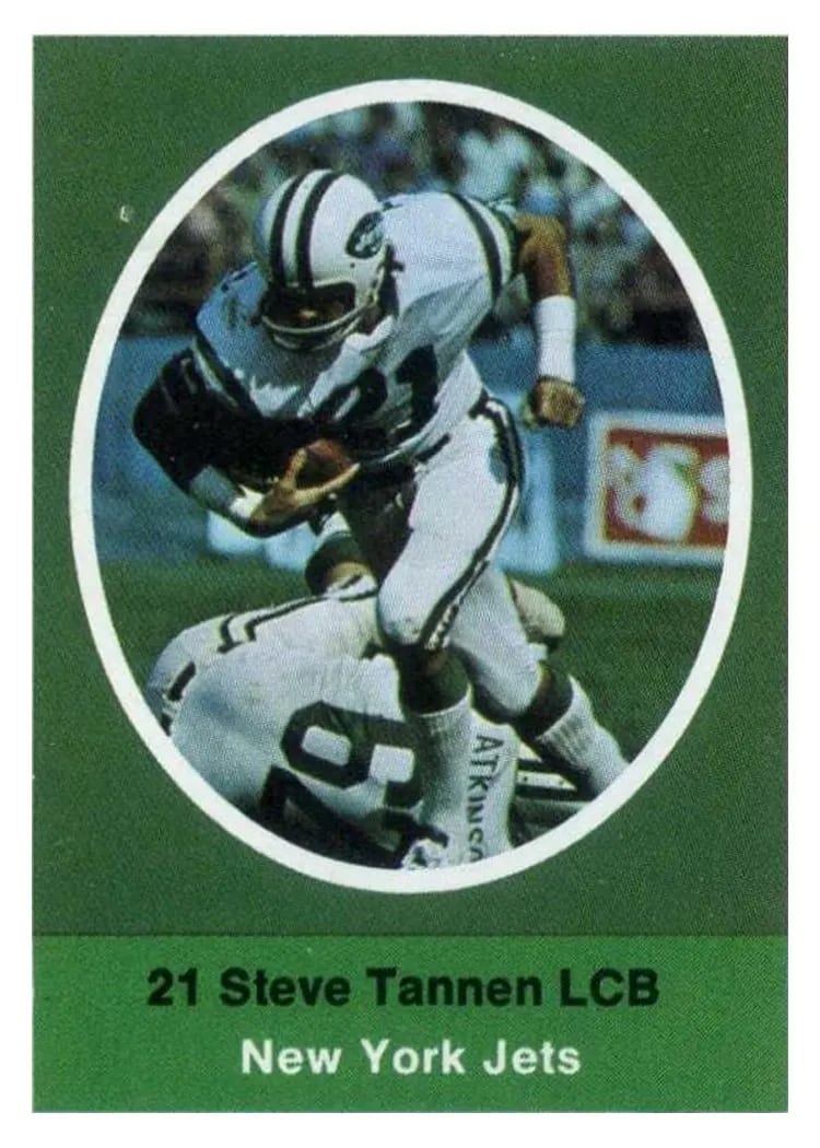 1972 Sunoco Stamps Update Steve Tannen card
