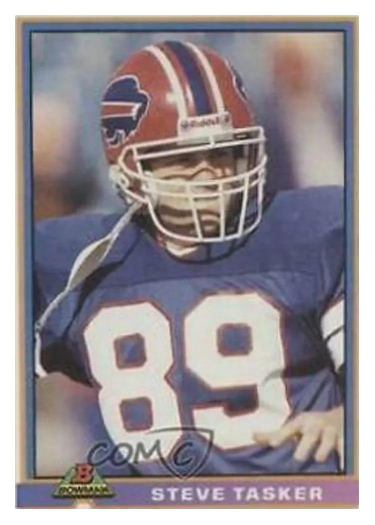 1991 Bowman Steve Tasker #48 card