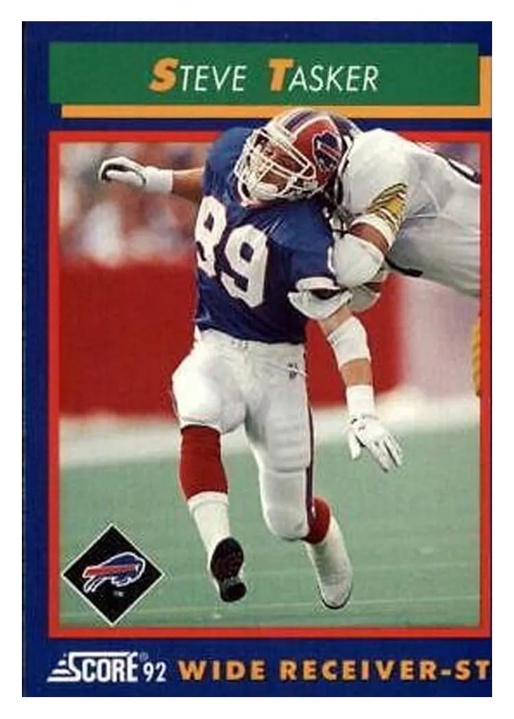 1992 Panini Score Steve Tasker #105 card
