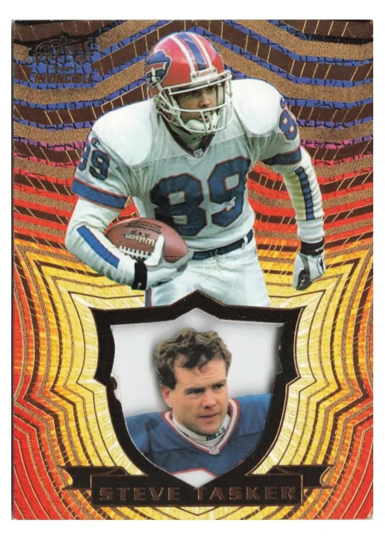 1997 Pacific Invincible Steve Tasker #19 card