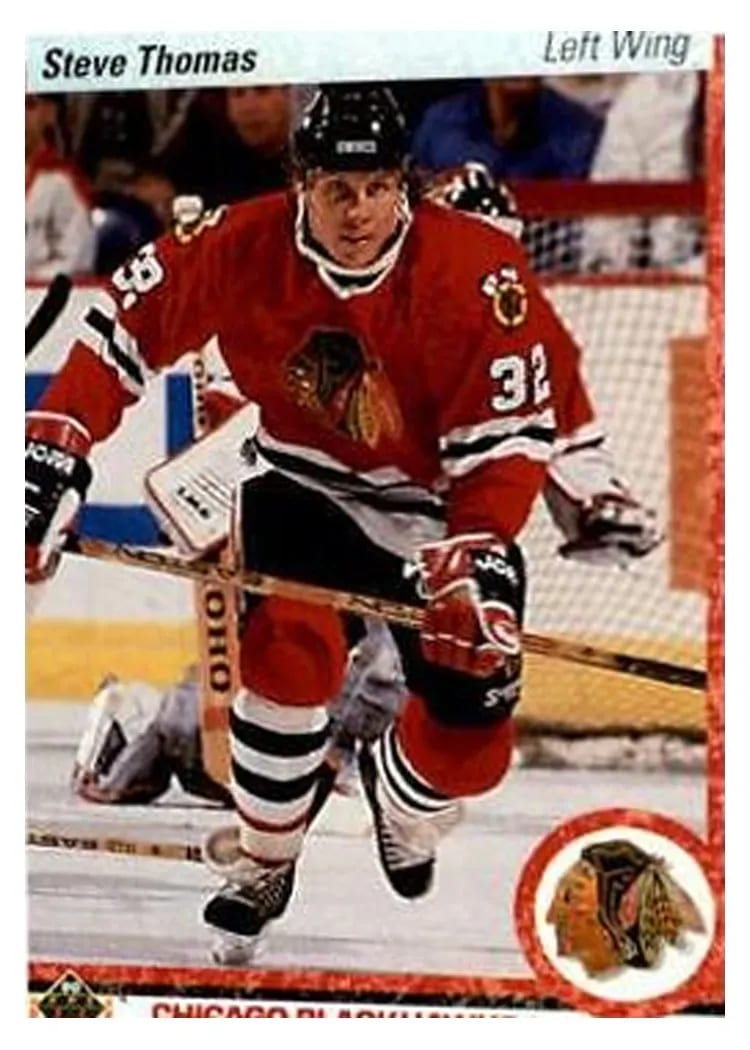 1990 Upper Deck Steve Thomas #221 card