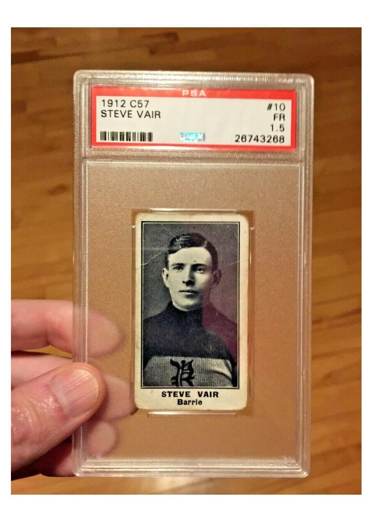 1912 C57 Steve Vair #10 card
