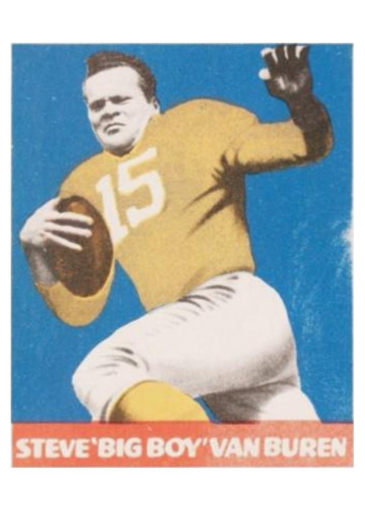 1948 Leaf Steve Van Buren #22 card