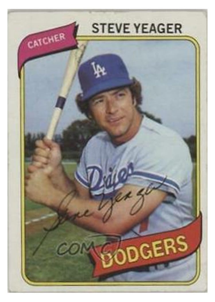 1980 Topps Steve Yeager #726 card