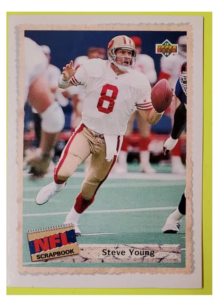 1992 Upper Deck Steve Young #519 card