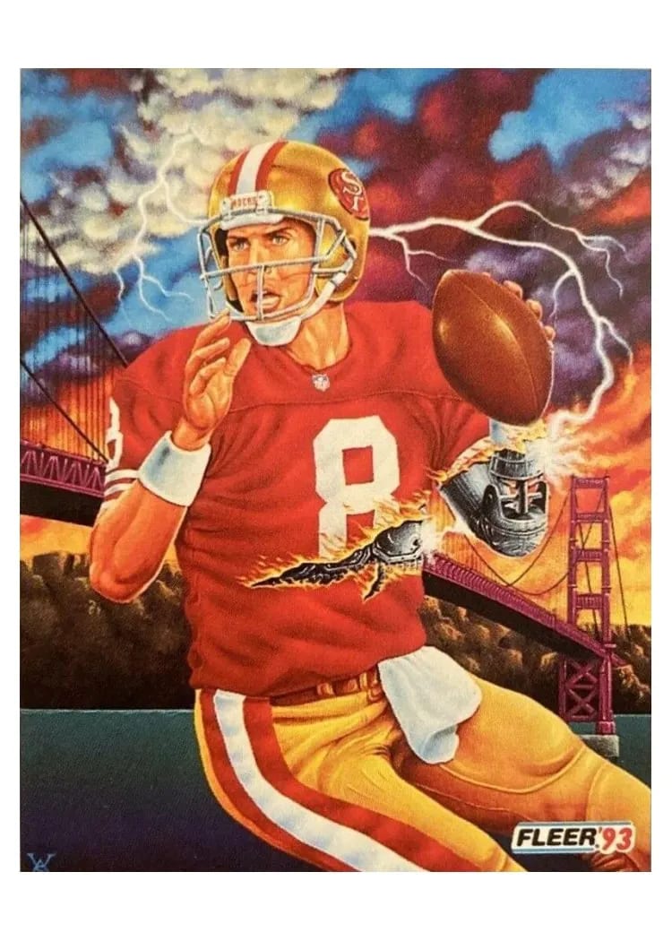 1993 Fleer Steve Young #247 card