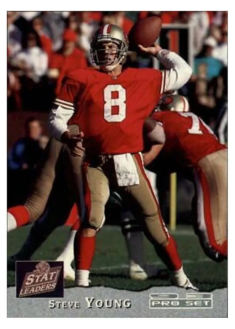 1993 Pro Set Steve Young #5 card