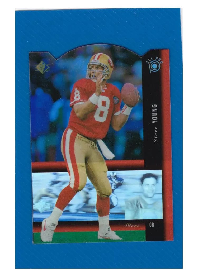 1994 SP All Pro Holoviews Steve Young #PB32 card