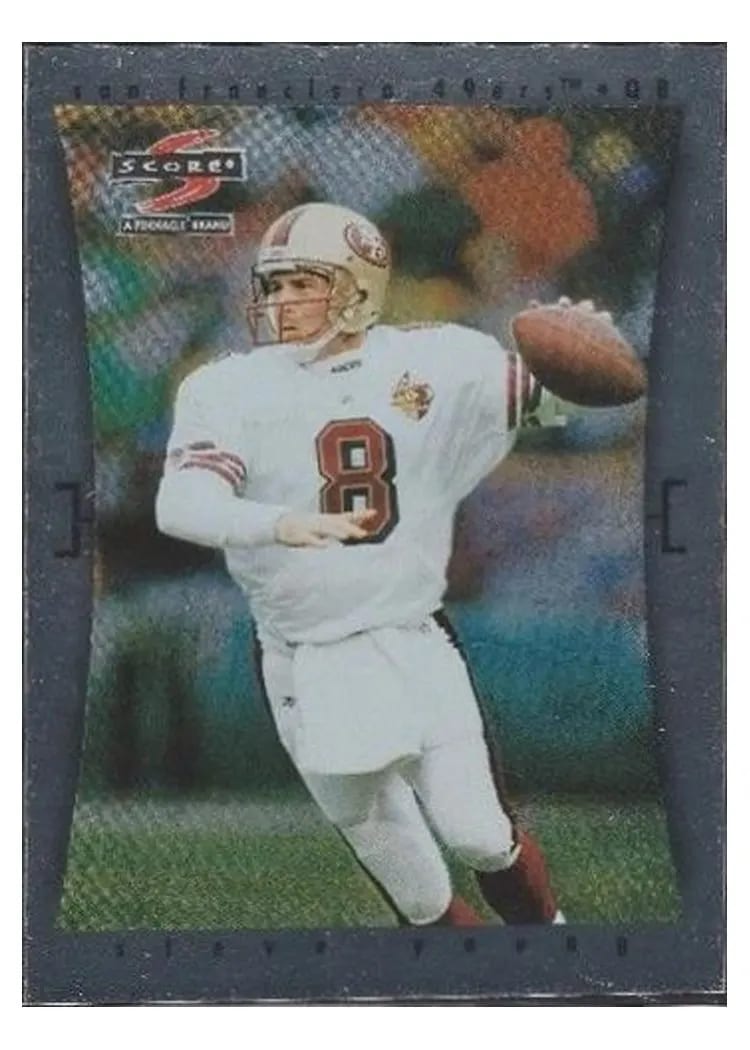1997 Panini Score Steve Young #10 card
