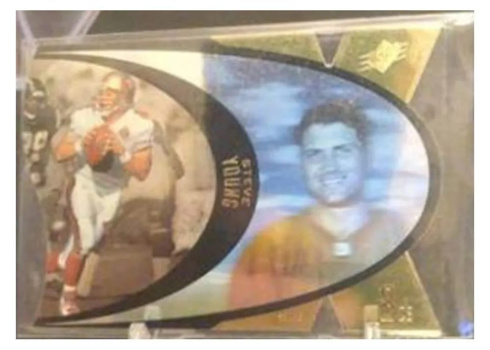 1997 Spx Steve Young #2 card