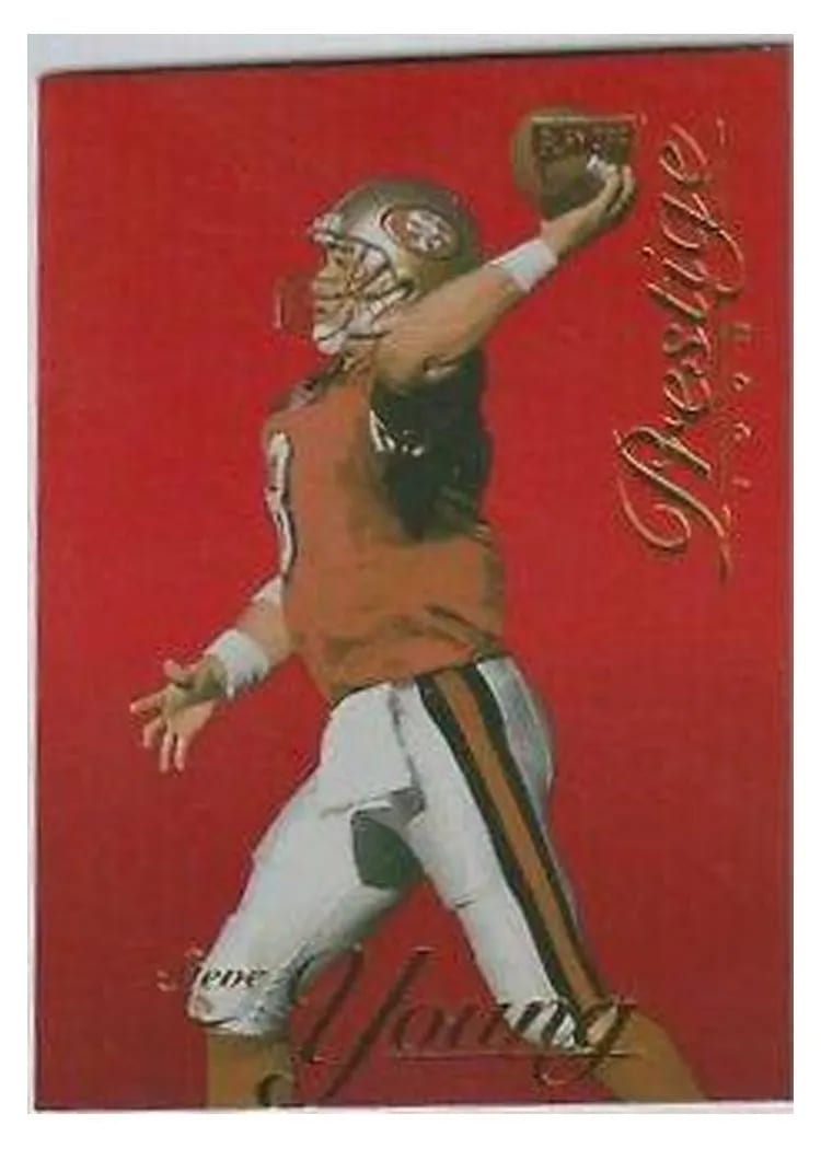 1998 Playoff Prestige Steve Young #23 card
