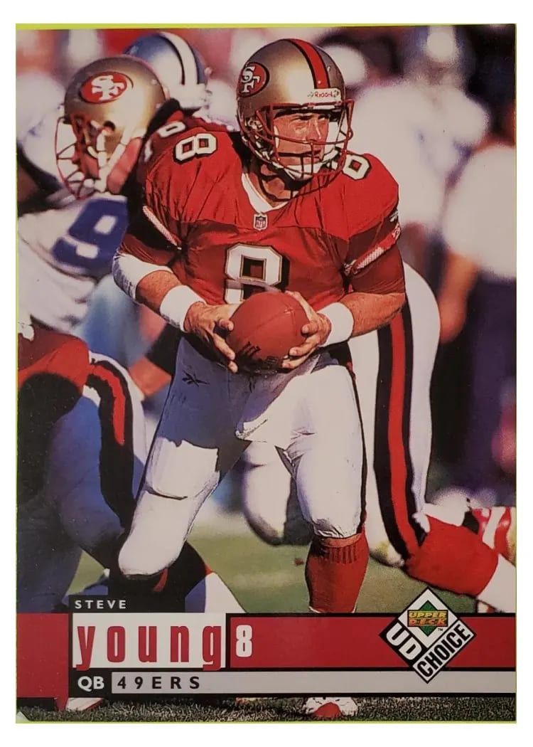 1998 Upper Deck UD Choice Steve Young #4 card