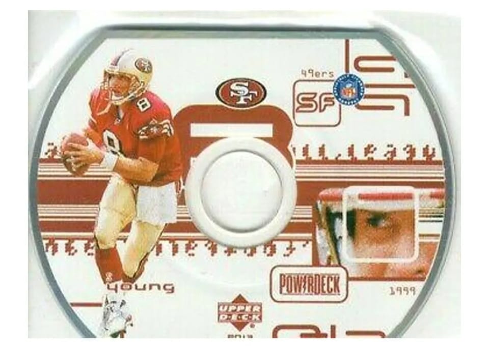 1999 Upper Deck Powerdeck Steve Young #PD13 card