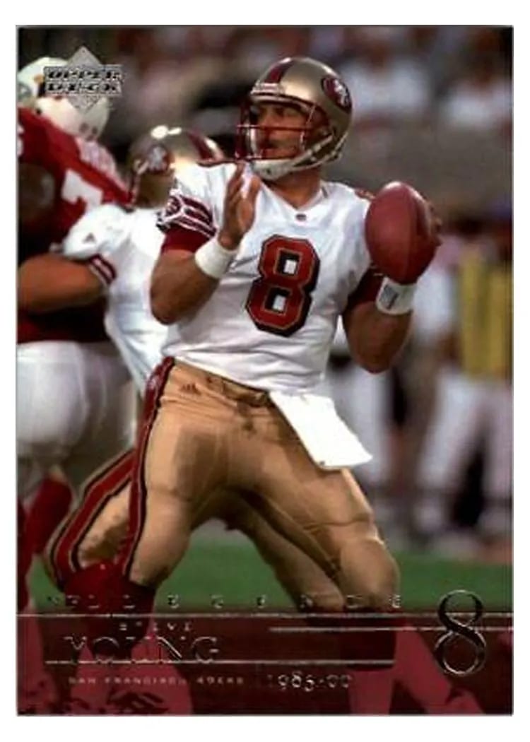 2001 Upper Deck Legends Steve Young #78 card