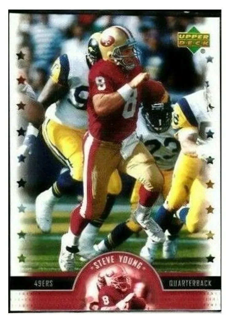2005 Upper Deck Legends Steve Young #85 card
