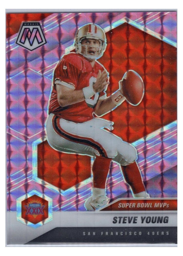 2021 Panini Mosaic Steve Young #299 card