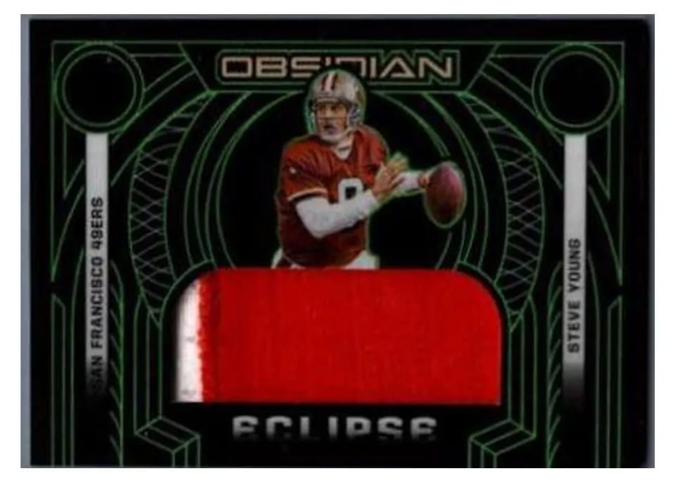 2022 Panini Obsidian Eclipse Steve Young #ECL-SYO card