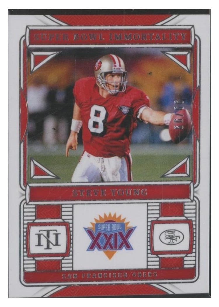 2024 Panini National Treasures Super Bowl Immortality Steve Young #15 card