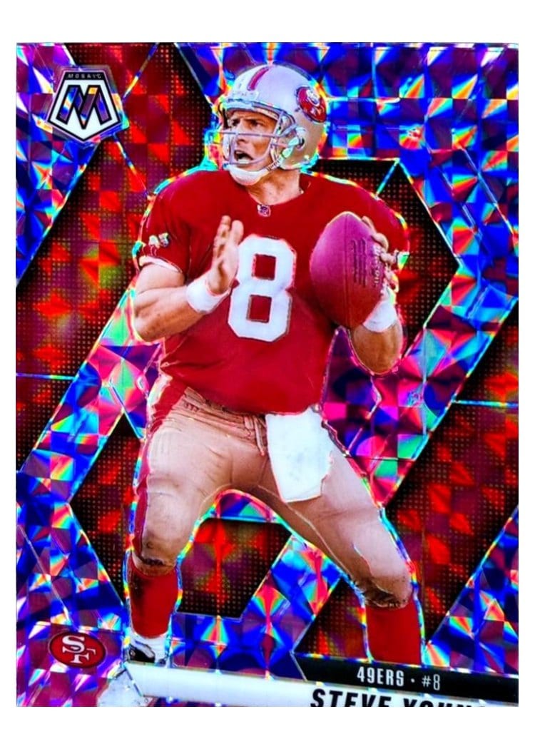 2025 Panini Mosaic Base Set Steve Young #10 card