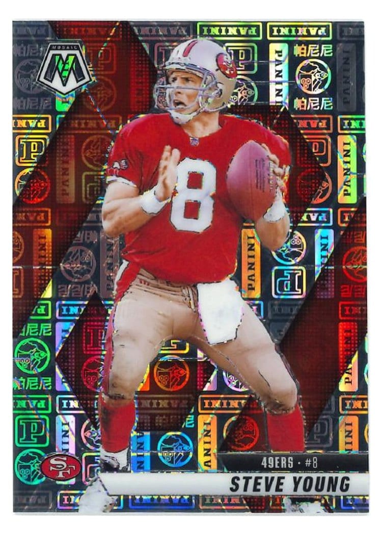 2025 Panini Mosaic Base Set Steve Young #10 card